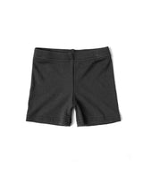 Ribbed Biker Short - Charcoal by Little Bipsy