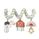 Bitzy Bespoke™ Itzy Bitzy Spiral Car Seat Activity Toy - Farm by Itzy Ritzy