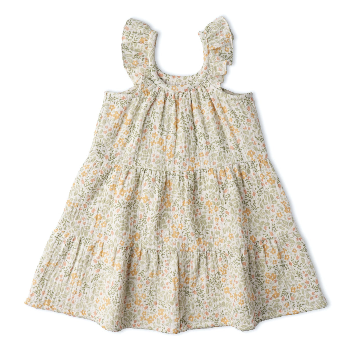 Organic Ruffle Tiered Dress - Bloomfield by Makemake