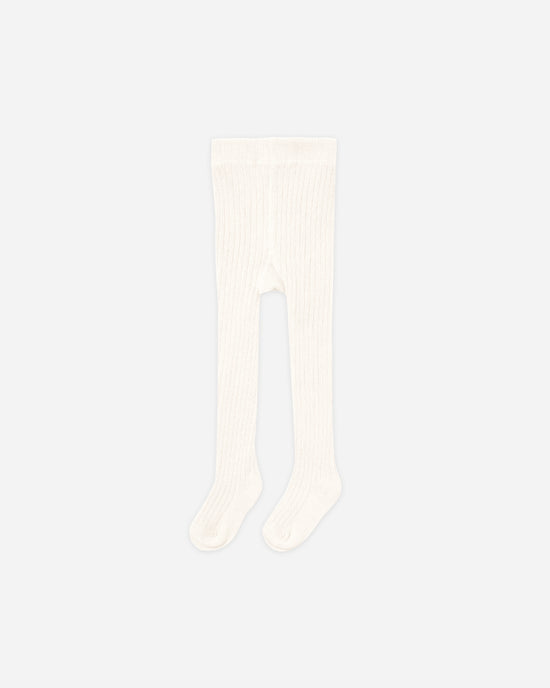 Ribbed Tights || Natural by Rylee + Cru