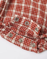 Heidi Romper || Vintage Plaid by Rylee + Cru