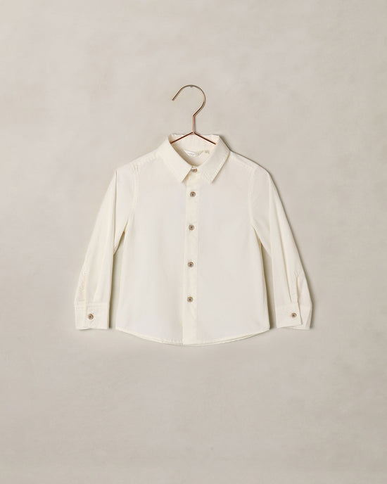 Harrison Button Down || Ivory Cotton by Noralee