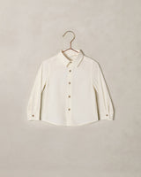 Harrison Button Down || Ivory Cotton by Noralee