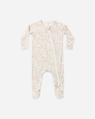 Bamboo Zip Footie || Bloom by Quincy Mae