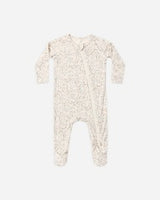 Bamboo Zip Footie || Bloom by Quincy Mae