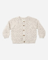 Bubble Knit Cardigan || Natural Confetti by Quincy Mae