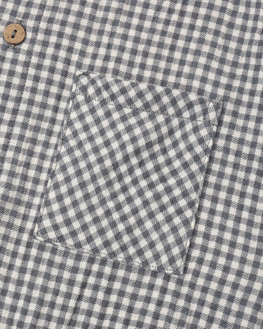 Pocketed Woven Jumpsuit || Midnight Gingham by Quincy Mae