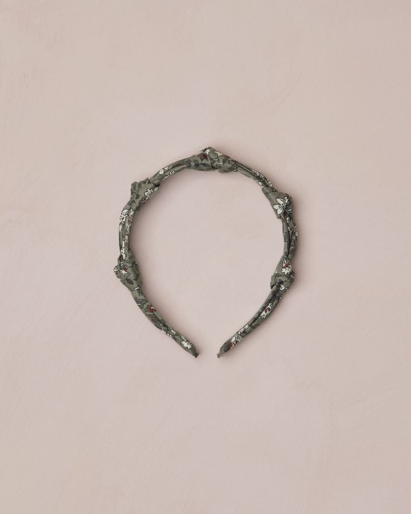 Pleated Headband | Holiday Meadow by Noralee