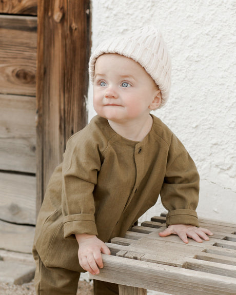 roman romper || moss by Rylee + Cru