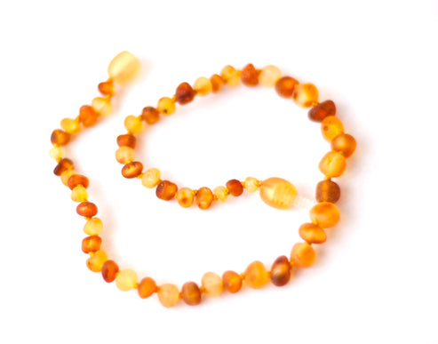 Raw Duo Light (gold/caramel)- Circle by Healing Amber