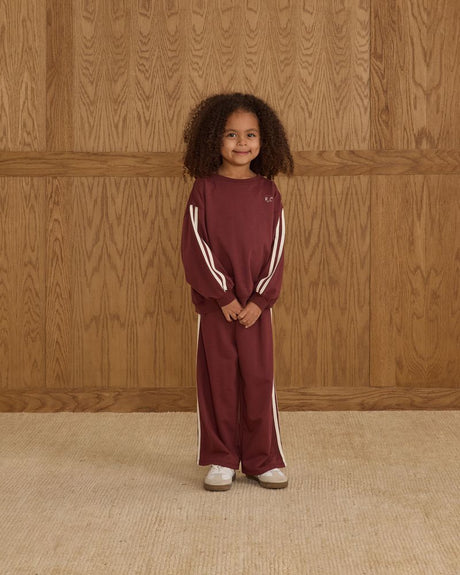 Oversized Sweatshirt || Burgundy by Rylee + Cru
