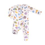 2-Way Ruffle Back Zipper Footie in Tropical Reef Fish by Angel Dear
