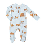 2-Way Zipper Footie - Cowboy Ranch by Angel Dear