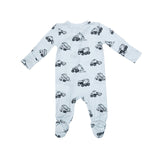 2-Way Zipper Footie in Earth Movers by Angel Dear