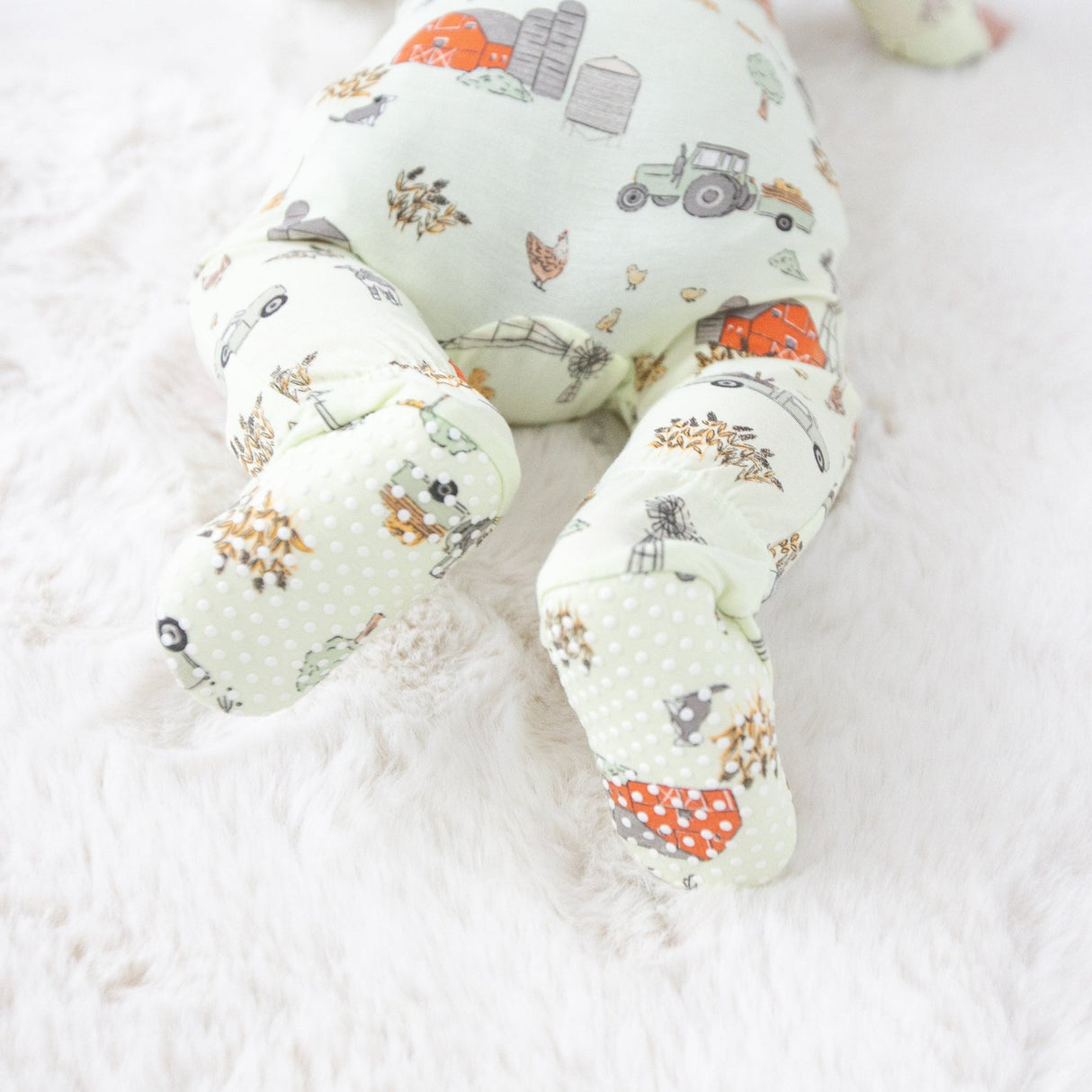 2-Way Zipper Footie - Hay Farmer by Angel Dear