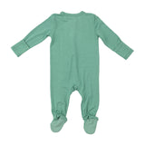 2-Way Zipper Footie - Malachite Green Solid by Angel Dear