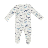 2-Way Zipper Footie - Sharks by Angel Dear