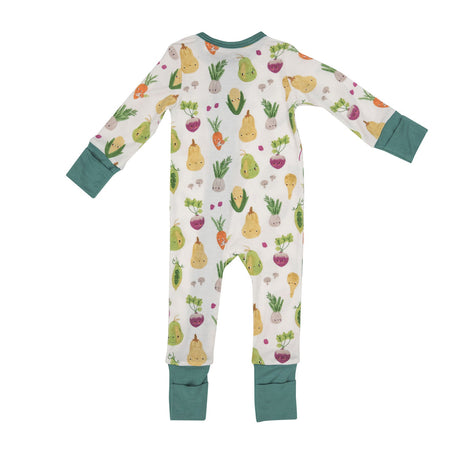 2-Way Zipper Romper - Baby Vegetables by Angel Dear