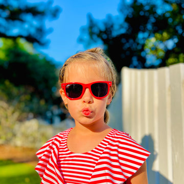 Polarized WeeFarers- Popsicle Red by WeeStyle co.