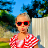 Polarized WeeFarers- Popsicle Red by WeeStyle co.