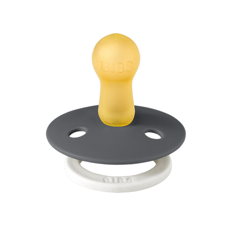 Colour GLOW 2 PACK - Iron/Baby Blue by BIBS