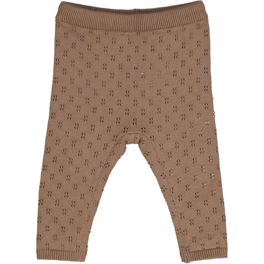 Knit Pants in Walnut by Musli