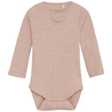 Long Sleeve Rib Body - Silver Peony by Fixoni