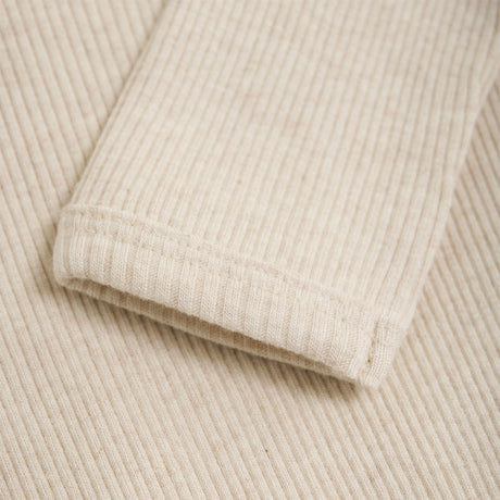 Long Sleeve Rib Body - Tapioca by Fixoni