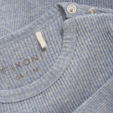 Long Sleeve Rib Body - Gray Dawn by Fixoni