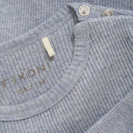 Long Sleeve Rib Body - Gray Dawn by Fixoni