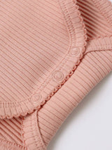 Side Snap Bodysuit || Pink by Quincy Mae
