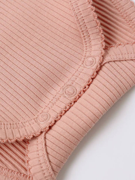 Side Snap Bodysuit || Pink by Quincy Mae