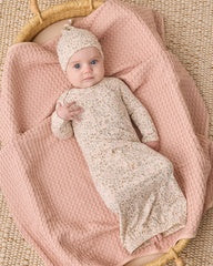 Waffle Baby Blanket || Dusty Rose by Quincy Mae