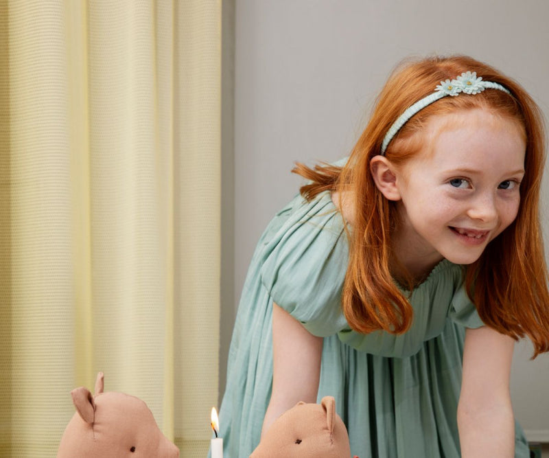 Headband, Flower - Mint, Small by Maileg