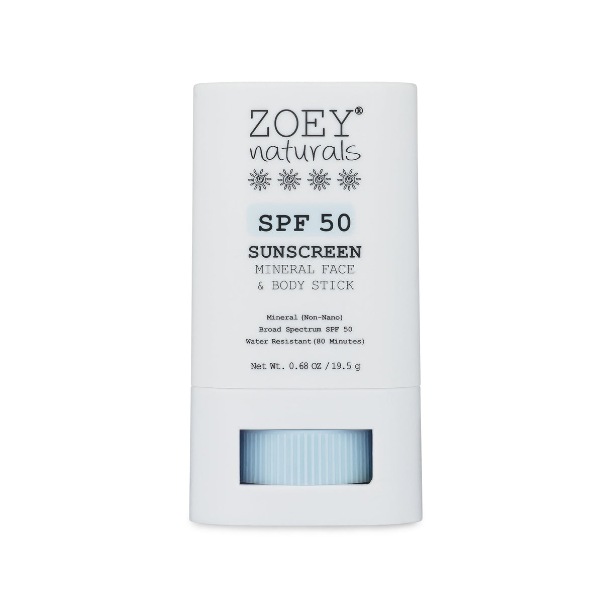 SPF 50 Mineral Sunscreen Stick by Zoey Naturals