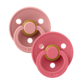 Colour 2 Pack - Dusty Pink/Coral by BIBS