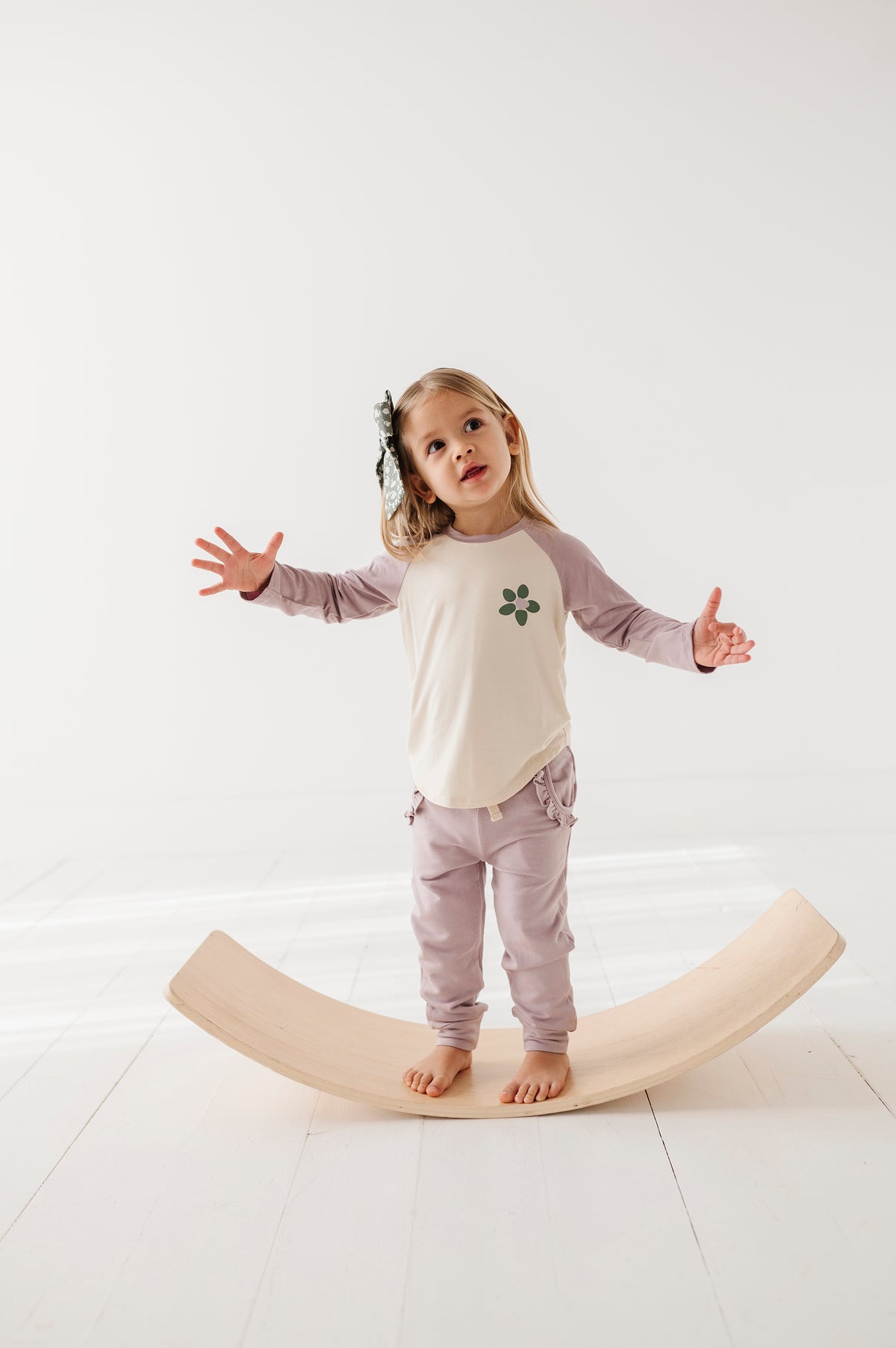 Girl's Joggers- Lavender Cloud by babysprouts