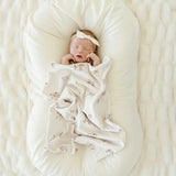 Minky Stretch Mini Blanket- Farm Animals by Saranoni