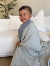 Toddler Cloud Blanket - Blue Stripes / 1.0 TOG