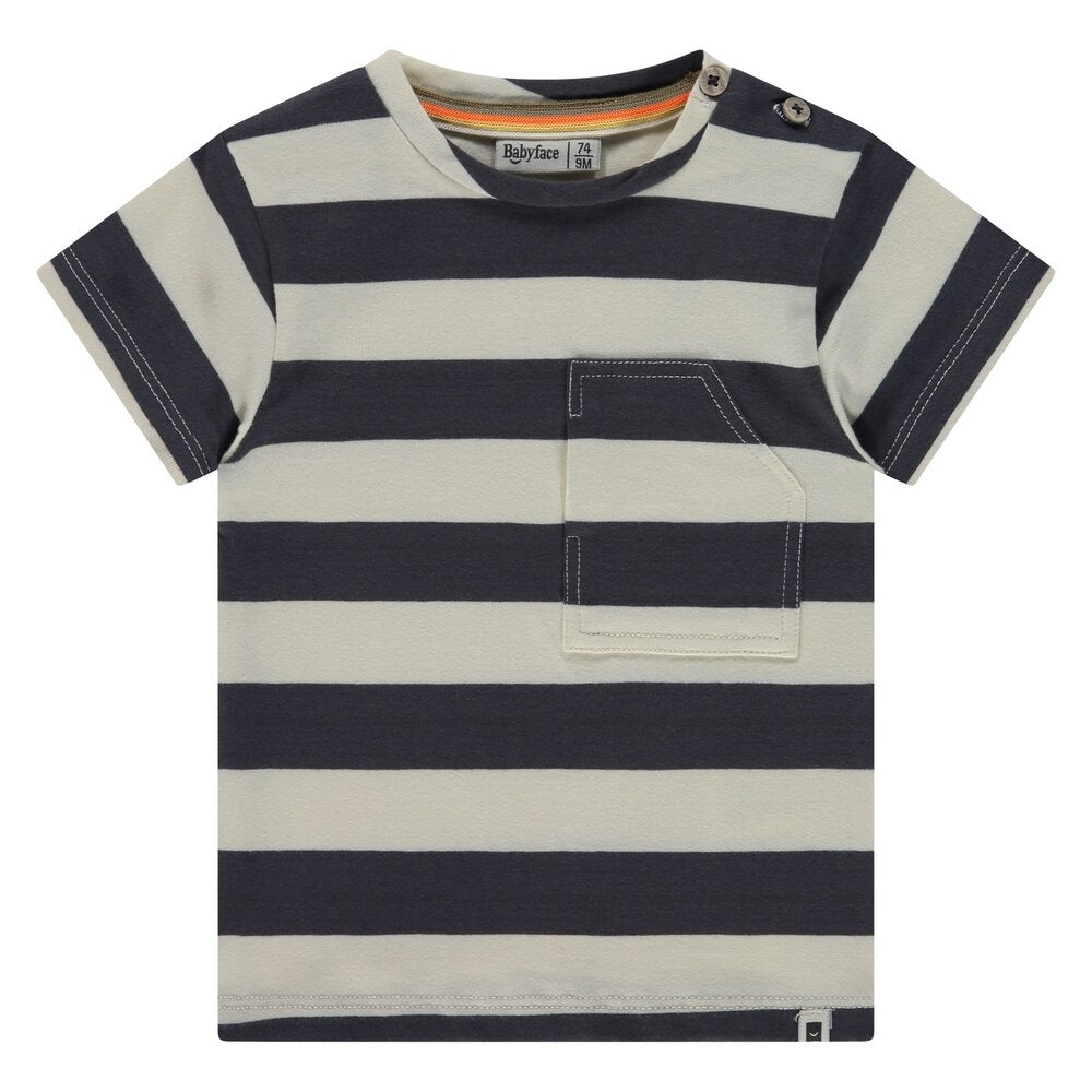 Baby Boy's Short Sleeve- Antra Stripe by Babyface