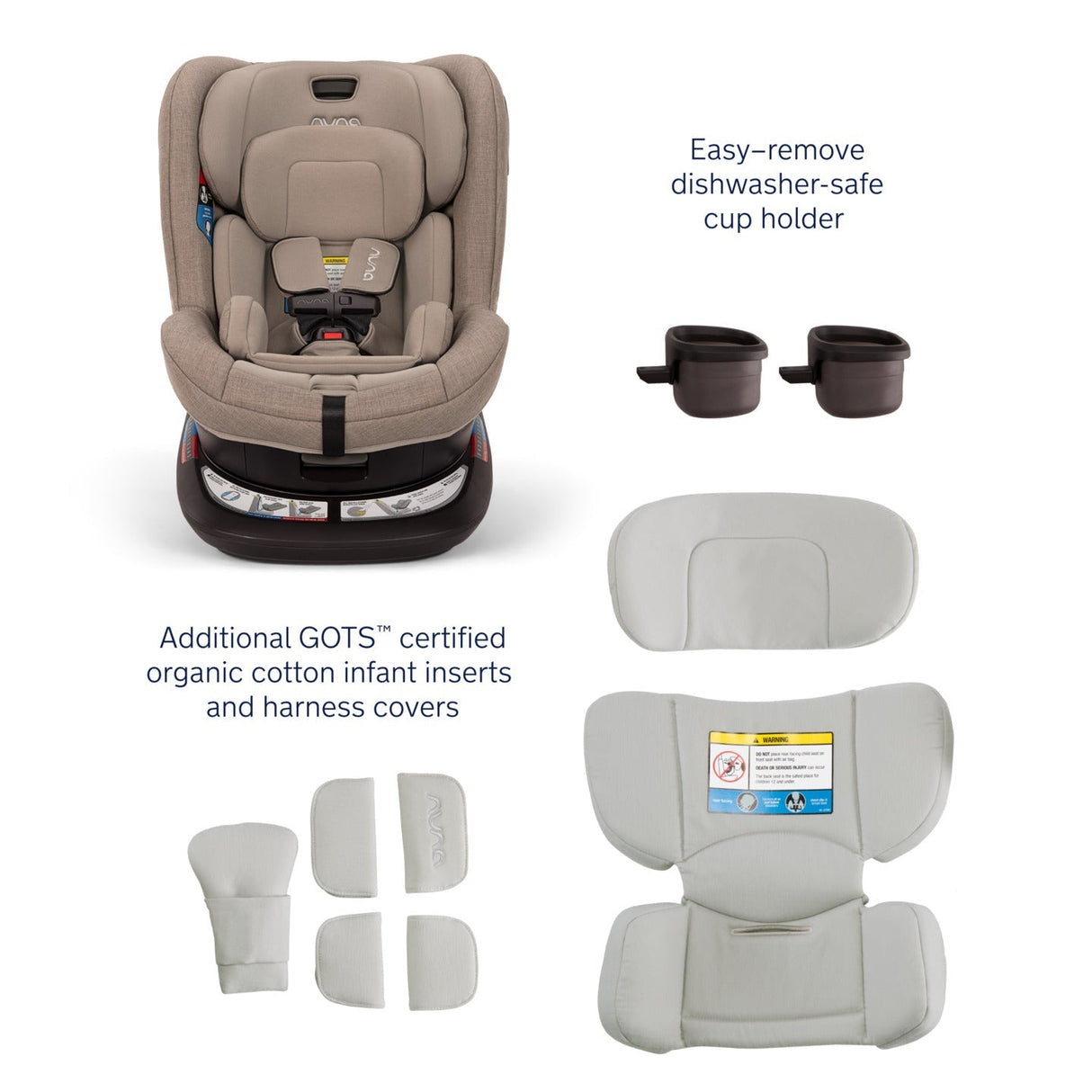 Nuna REVV Rotating Convertible Car Seat
