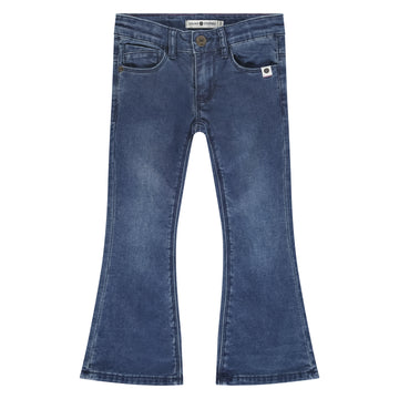 Girls Denim Flared- Blue Denim by Stains + Stories