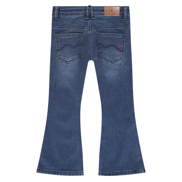 Girls Denim Flared- Blue Denim by Stains + Stories