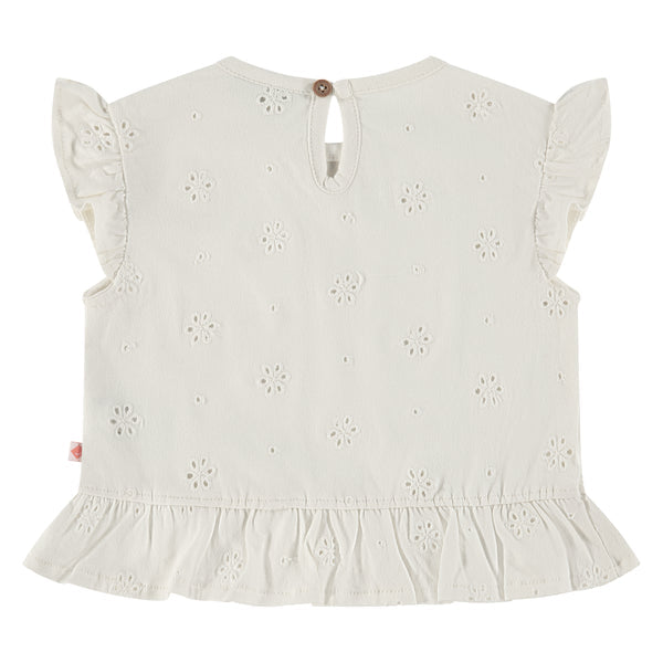 Eyelet T-Shirt - Creme by Babyface