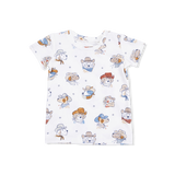 Short Sleeve Loungewear Set- Cowdogs by Angel Dear
