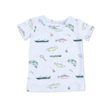Short Sleeve Loungewear Set- Fishing by Angel Dear