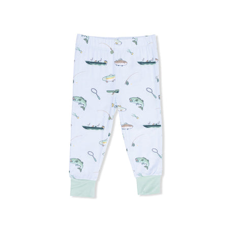 Short Sleeve Loungewear Set- Fishing by Angel Dear