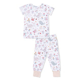 Short Sleeve Loungewear Set- Garden Sea Creatures by Angel Dear