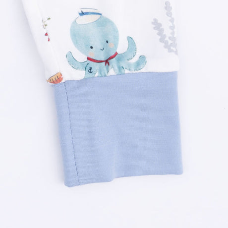 Short Sleeve Loungewear Set- Sailor Sea Creatures by Angel Dear