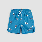 Sea Turtles Print on Bluejay Swim Trunks by miles the label.